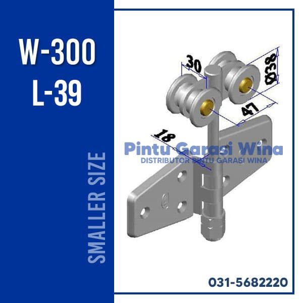 pintugarasiwina-Inspirasi Desain Pintu Garasi Minimalis-komponen 5.