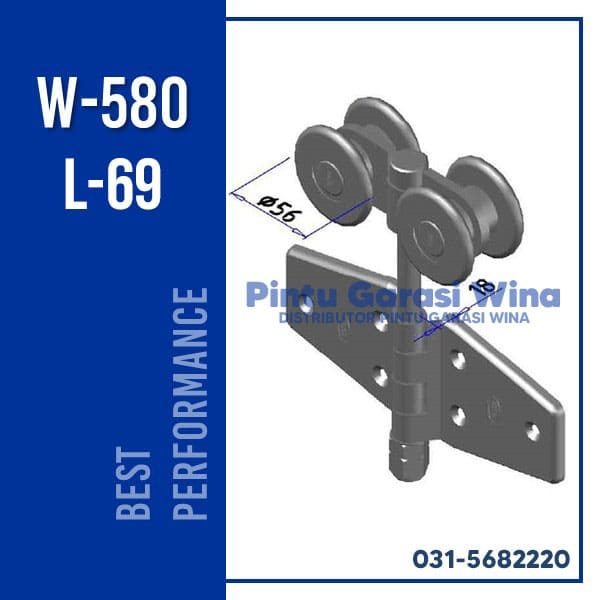 pintugarasiwina-Inspirasi Desain Pintu Garasi Minimalis-komponen 6.